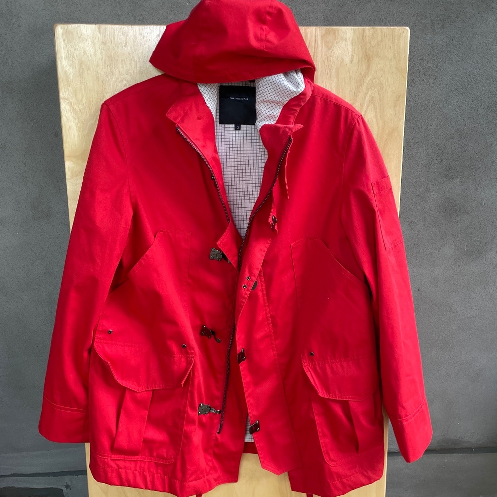 Perfect red fall jacket